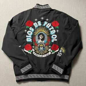 Roots of Fight Diego Maradona Jacket L Argentina Soccer Embroidered Grail Rare